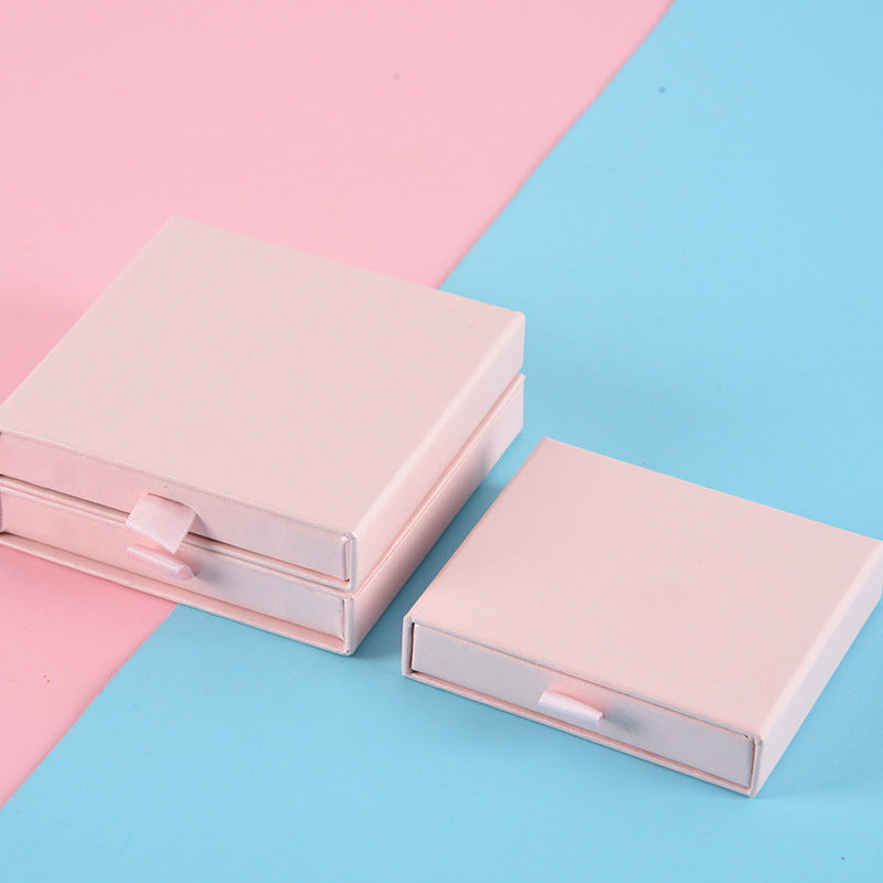 Geometric Square Paperboard Bracelet Packaging Box with Printing