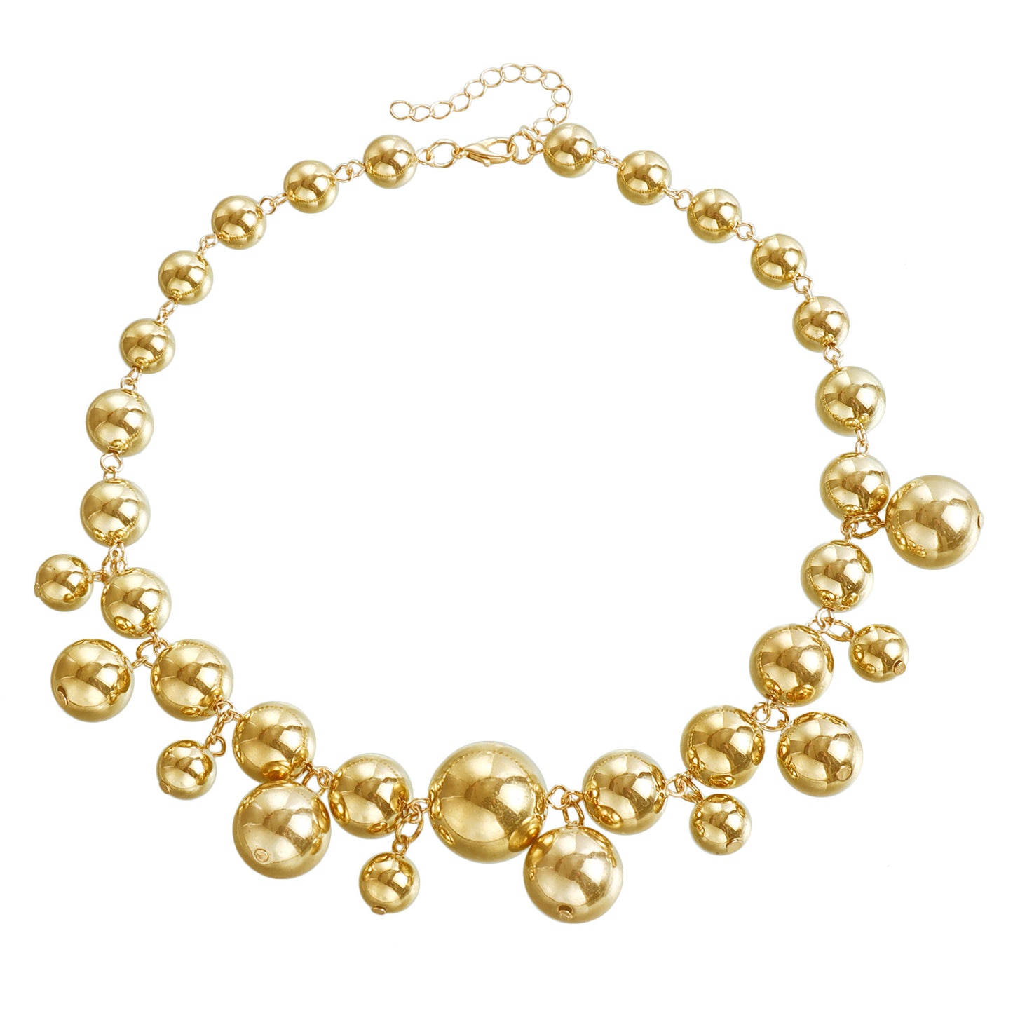 Collar de resina geométrico estilo punk para mujer con acabado galvanizado, gargantilla corta