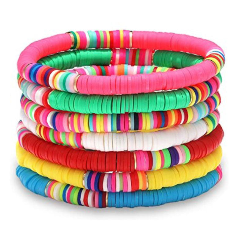 Bohemian Sweet Letter Resin Bracelet Unisex Handmade Jewelry