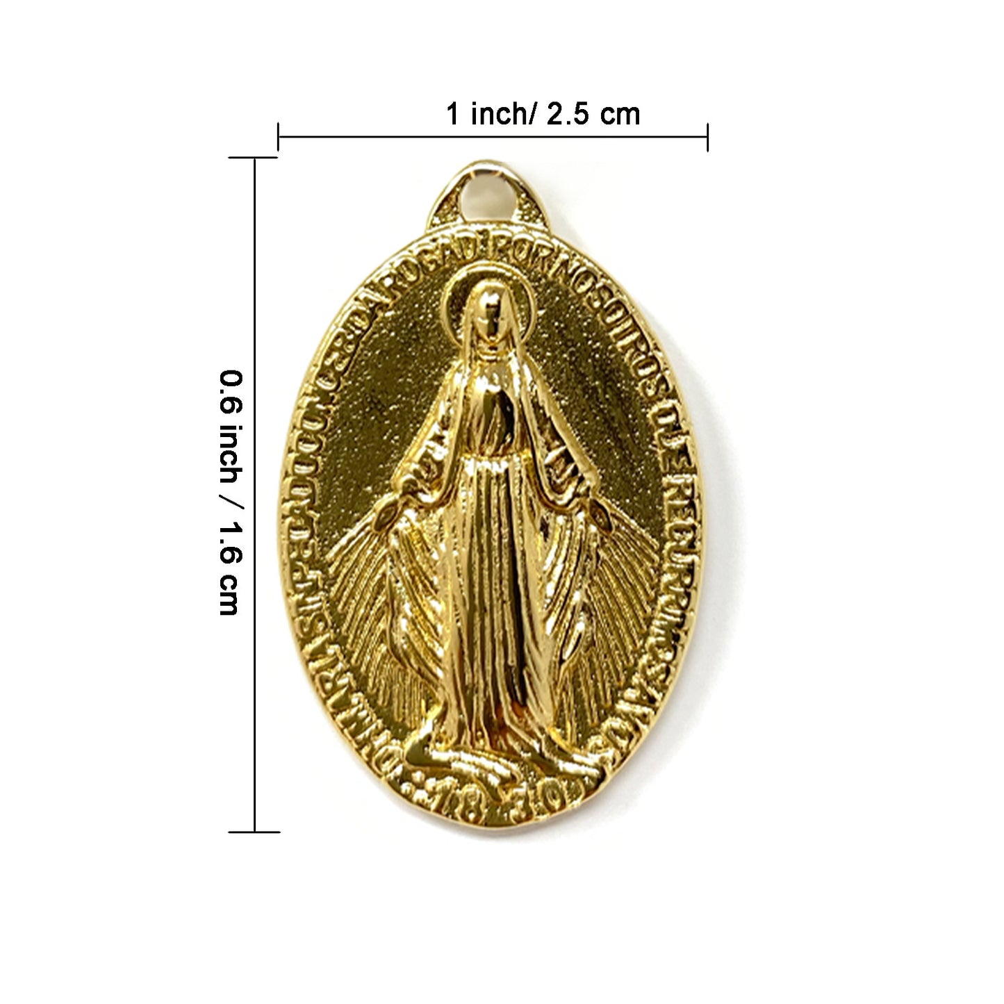 Religious Cross Pendant Necklace Plated Alloy Geometric Style