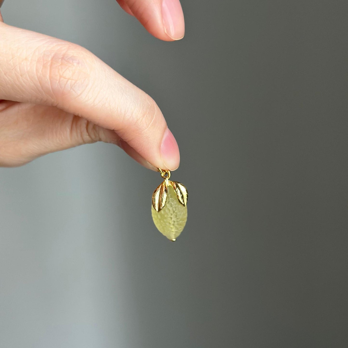 Sweet Fruit Charm Bar Titanium Steel Plated Necklace for Women