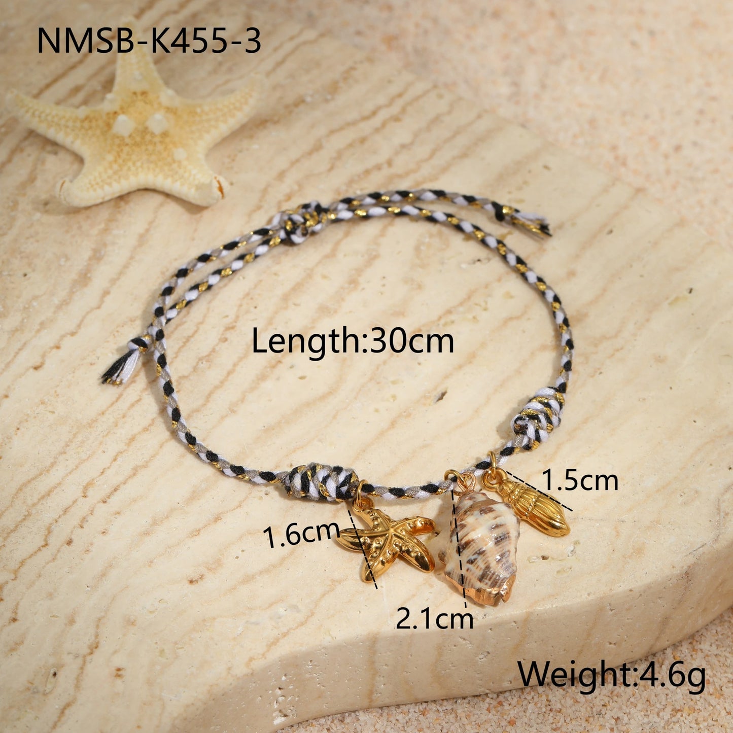 Elegante collana geometrica in acciaio inossidabile ispirata all'oceano con finitura placcata per donna
