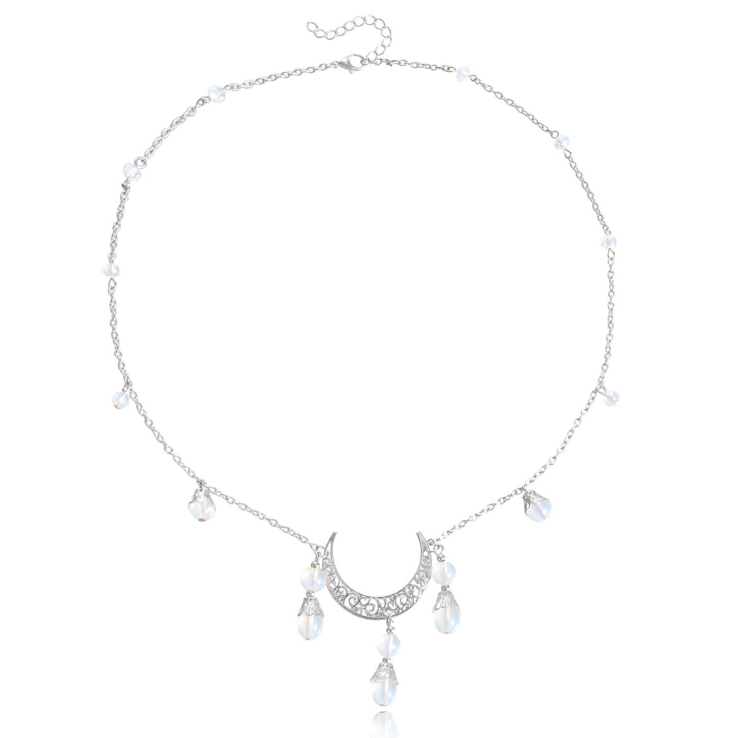 Women's Moon Headband Crystal Pendant Hair Accessory