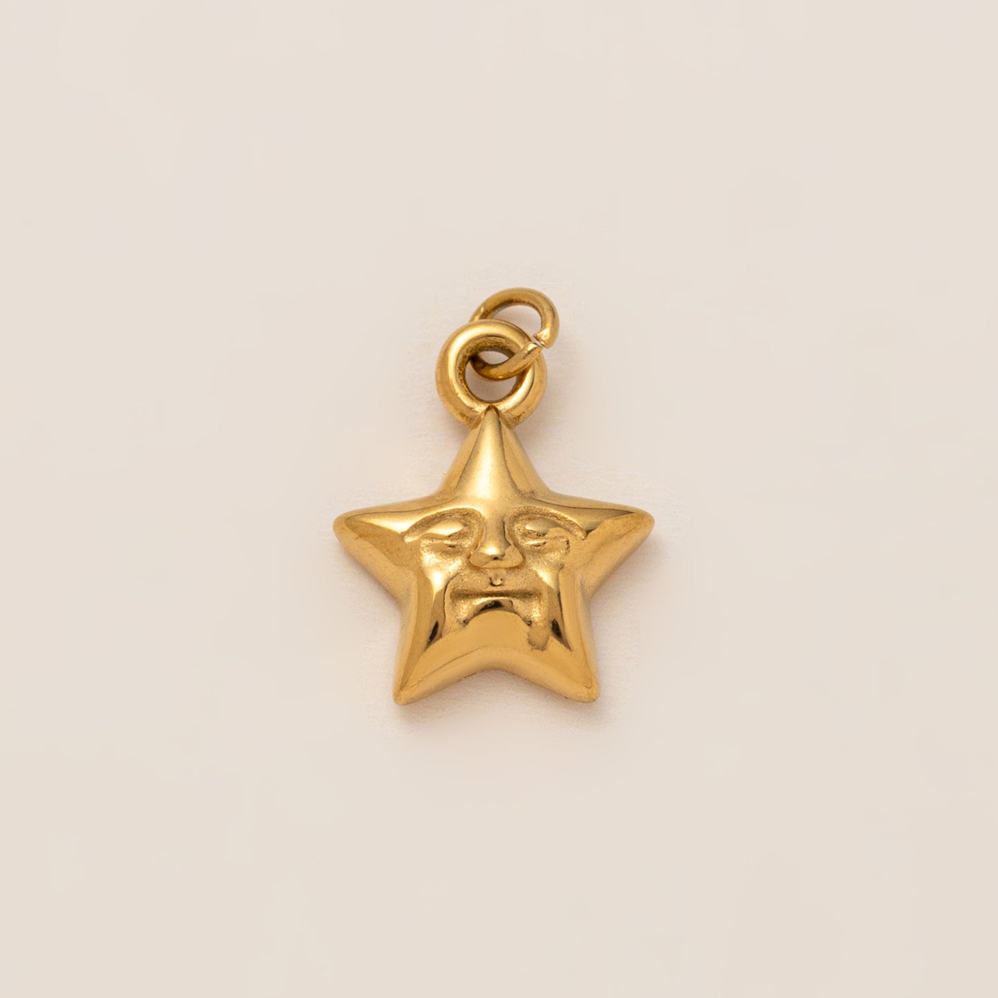 Elegant Stainless Steel PVD Star Heart Butterfly Geometric Pendant Necklace with Titanium Steel Charms
