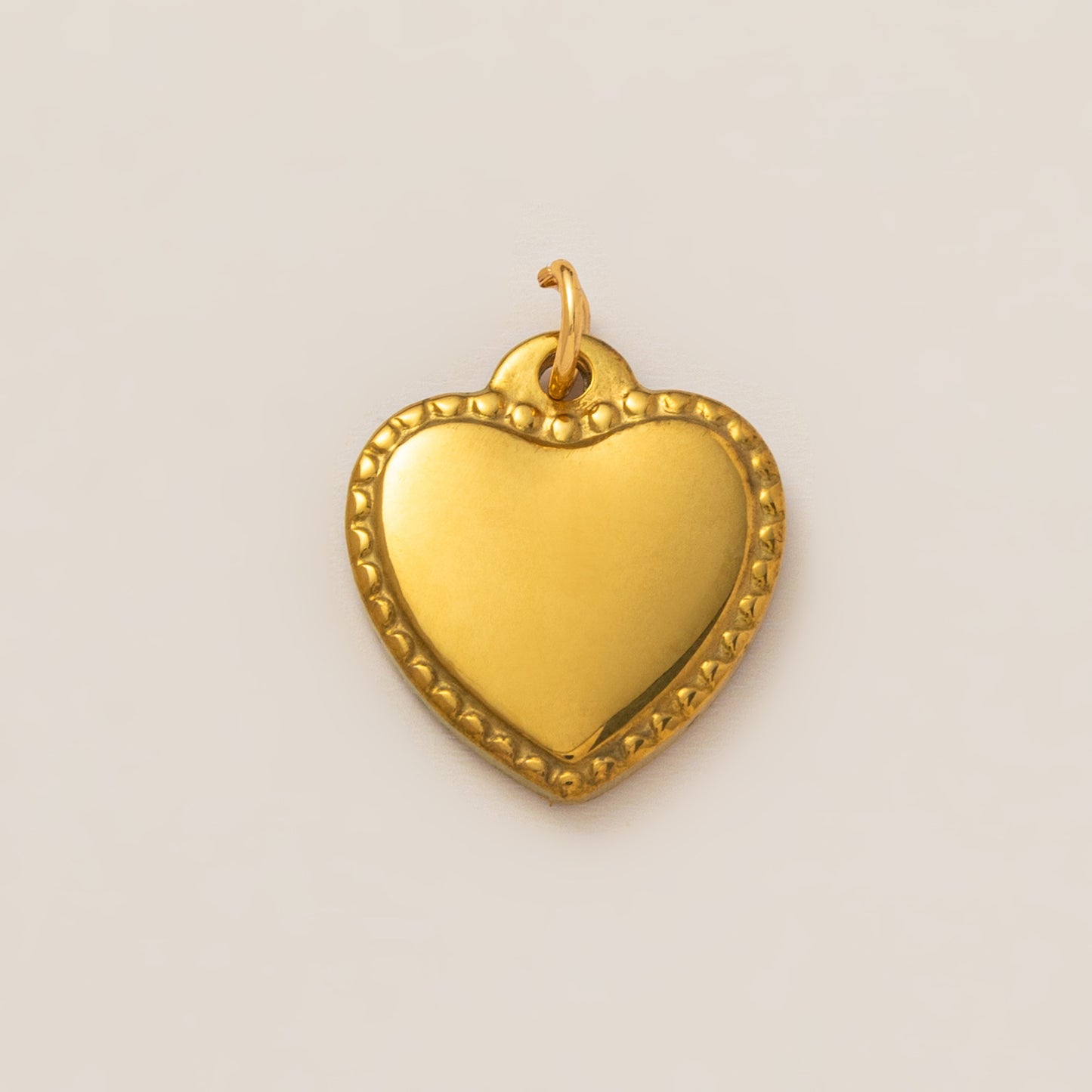 Minimalist 18K Gold Plated Brass Heart Round Square Geometric Pendant Necklace for Unisex