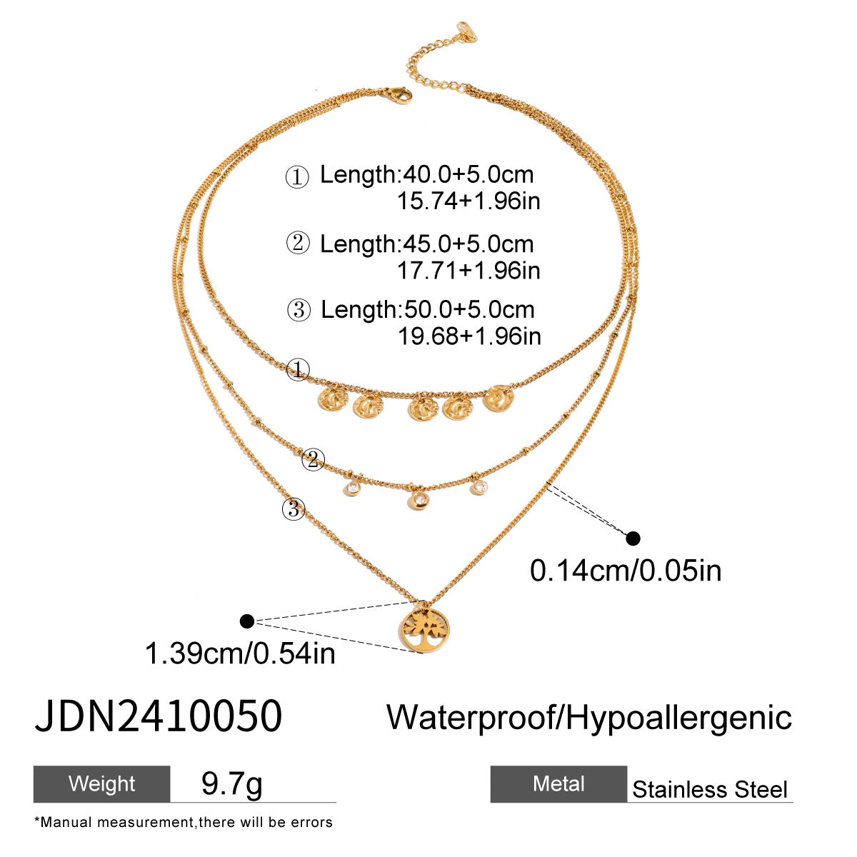 Elegant Stainless Steel and Titanium Steel Animal Pendant Jewelry Set with Cubic Zirconia for Women