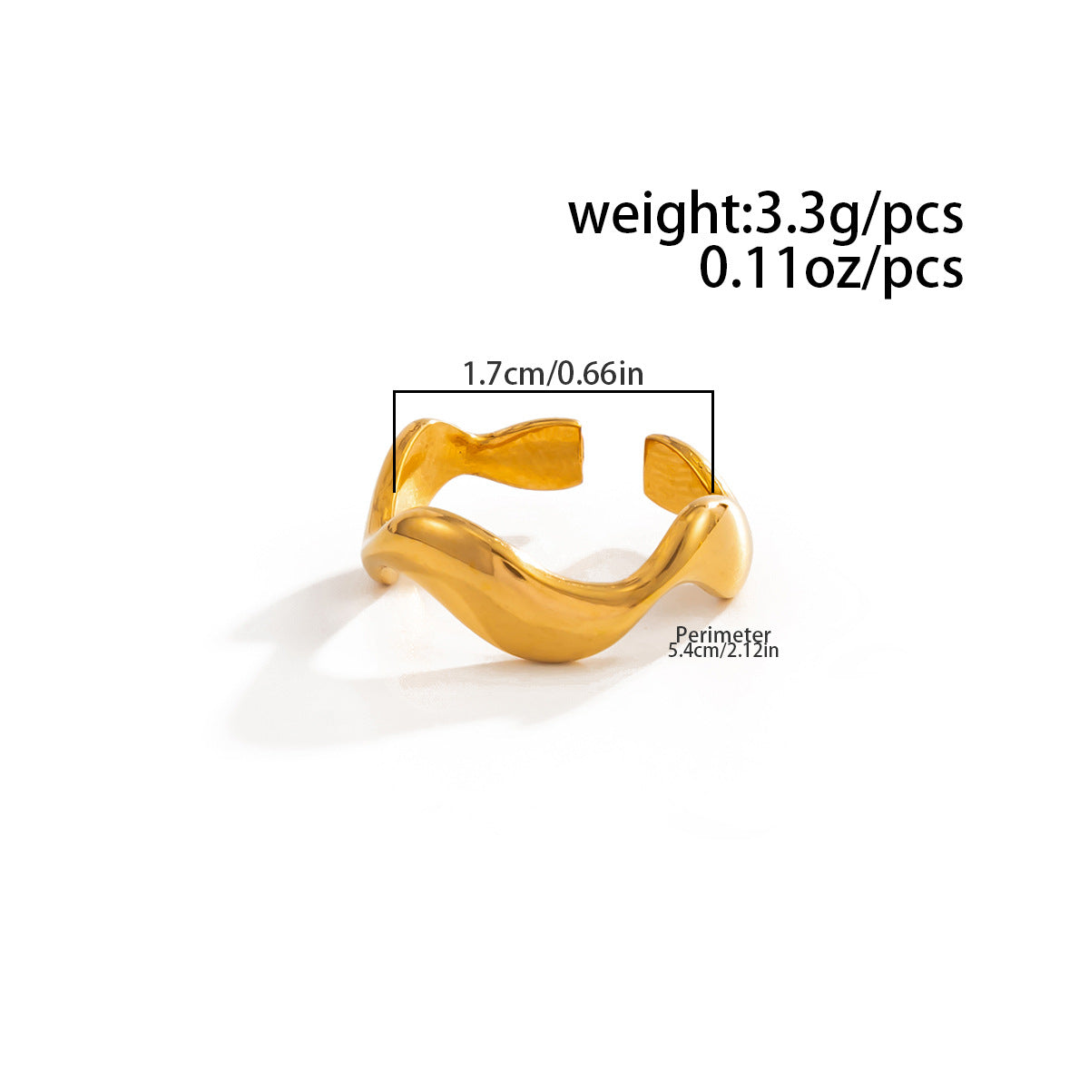 Minimalist Hollow Butterfly Floral Stainless Steel Open Toe Ring for Women