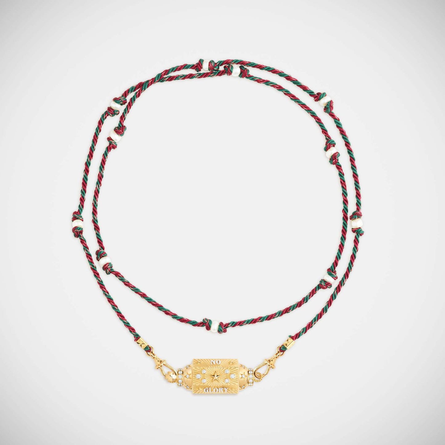 Geometric Star-Eye Pendant Necklace in Gold-Plated Copper for Women with Tarot-Inspired Colorful Design