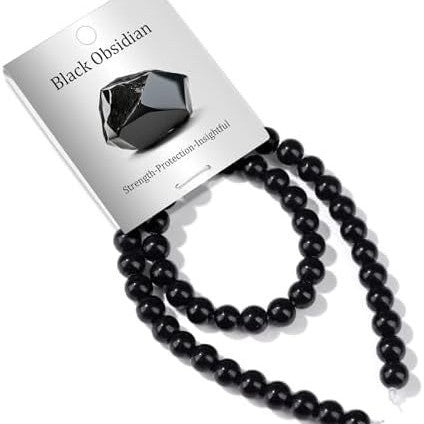 Natural Stone Crystal Agate Jade Round Beads for DIY Charm Bar Jewelry Making 8mm