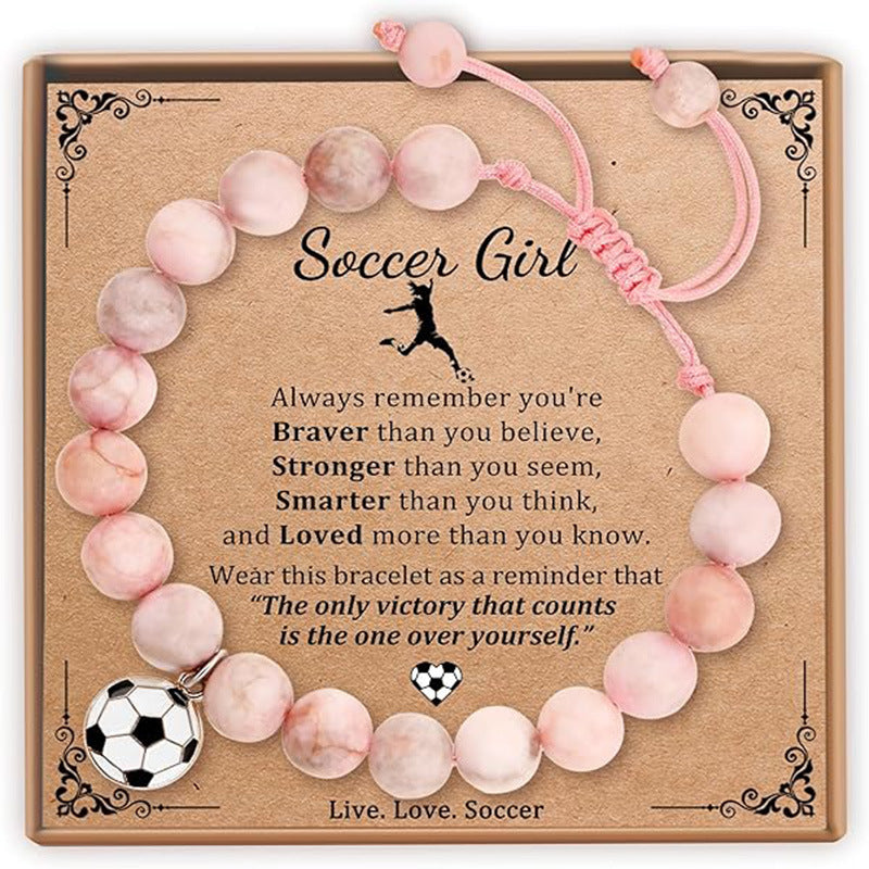 Minimalist 8mm Pink Zebra Print Round Animal Alloy Beaded Bracelet Unisex Adjustable Handmade Jewelry