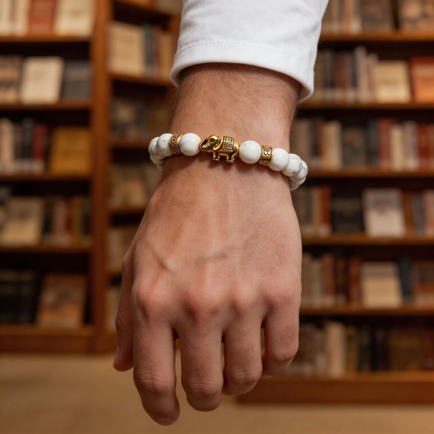 Unique Geometric Handmade Tiger's Eye Bracelet for Men and Women
