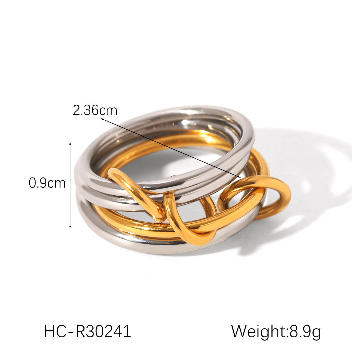 Baroque Style Stainless Steel Pendant Necklace Earrings Bracelet Ring Set with Gold Silver Two Tone Plated Titanium Steel Cross Chain
