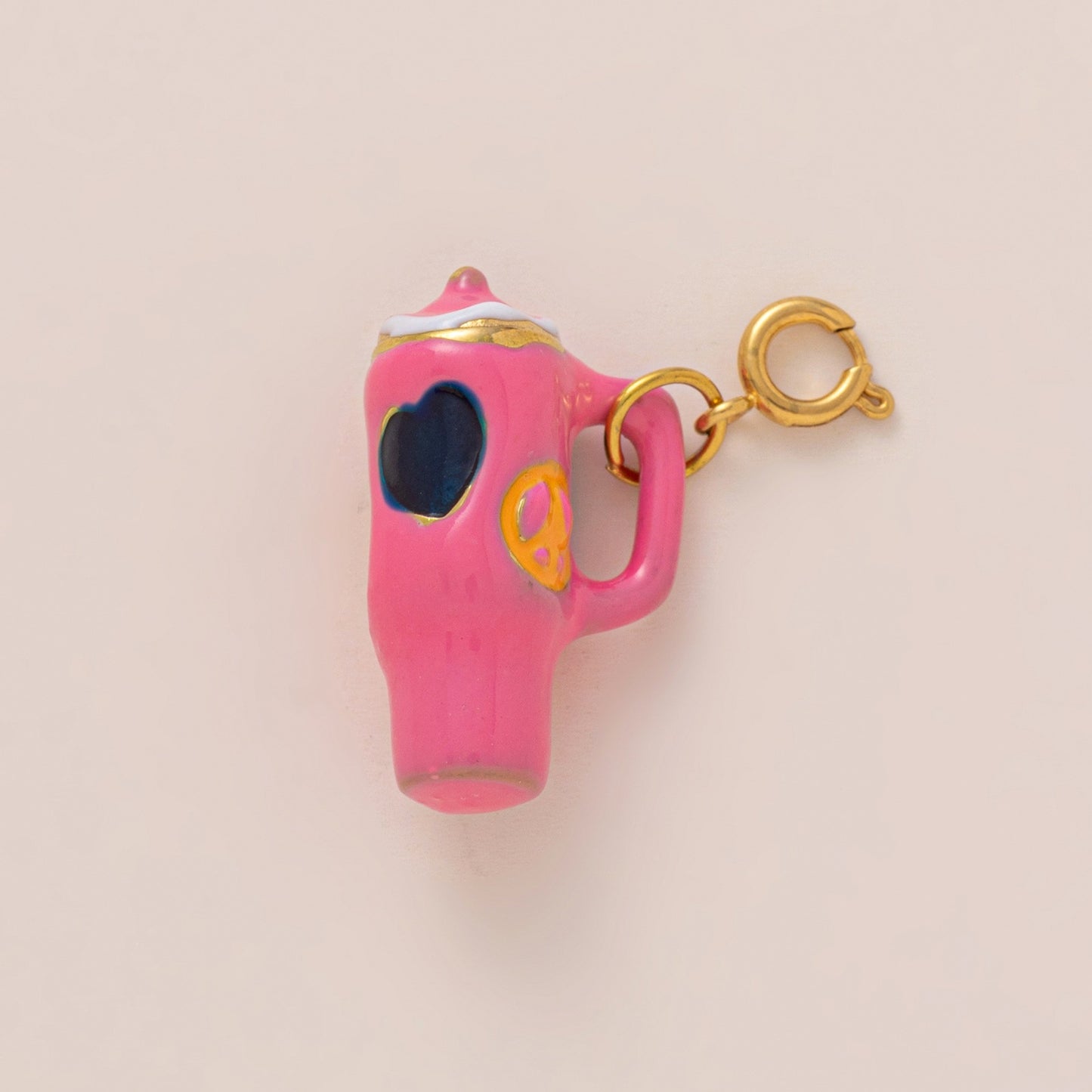 Colorful Fruit Pattern Resin Plated Charm Bar for Bag