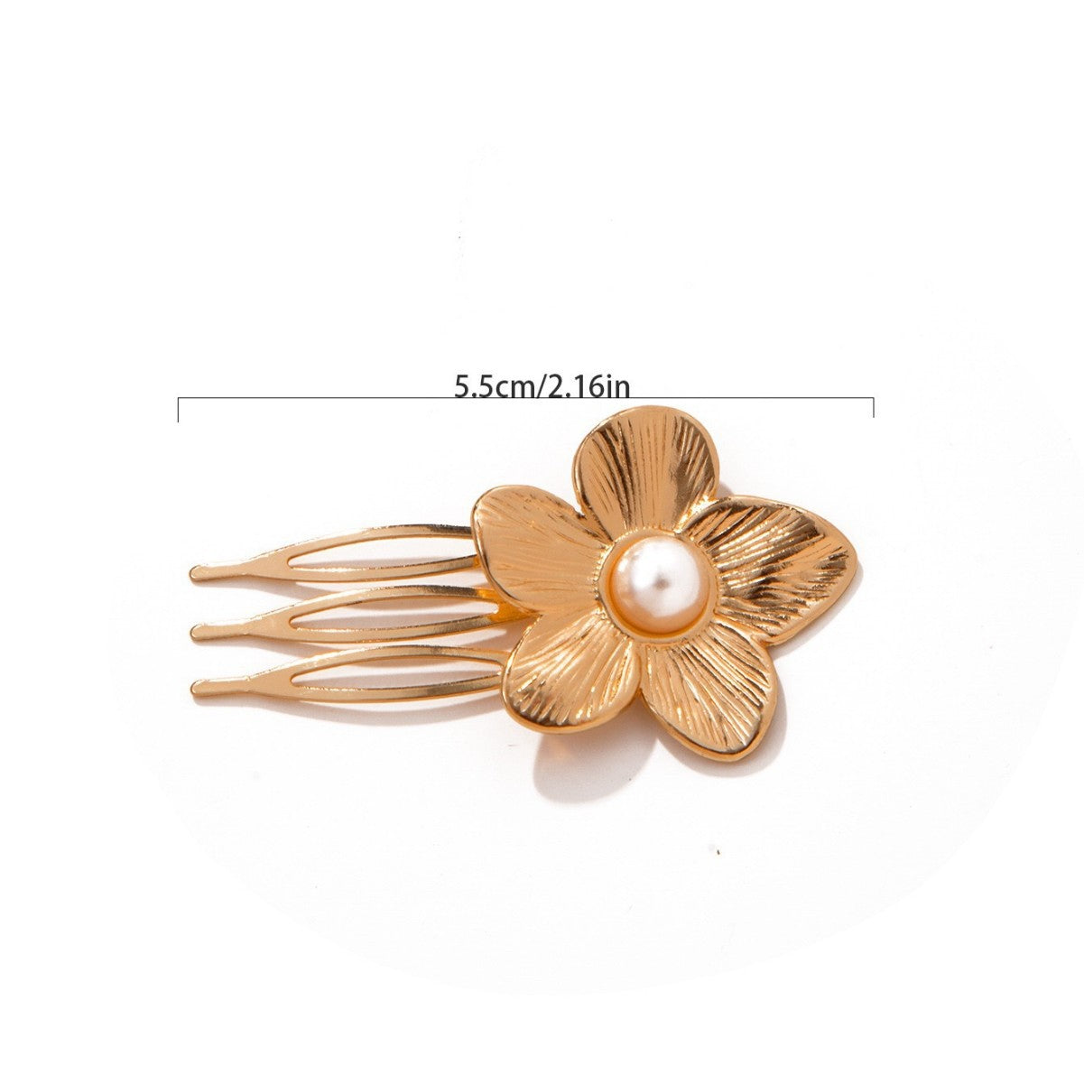 Casual Alloy Plated Starfish Hair Pin for Women