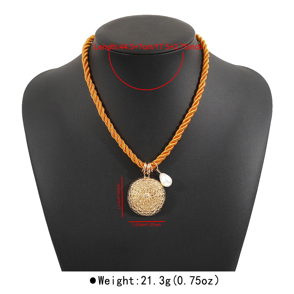 Collana con Pendente Artigianale Stile Vacanza Estiva Tartaruga e Conchiglia in Cordino di Poliestere con Finitura in Lega e Smalto da Donna