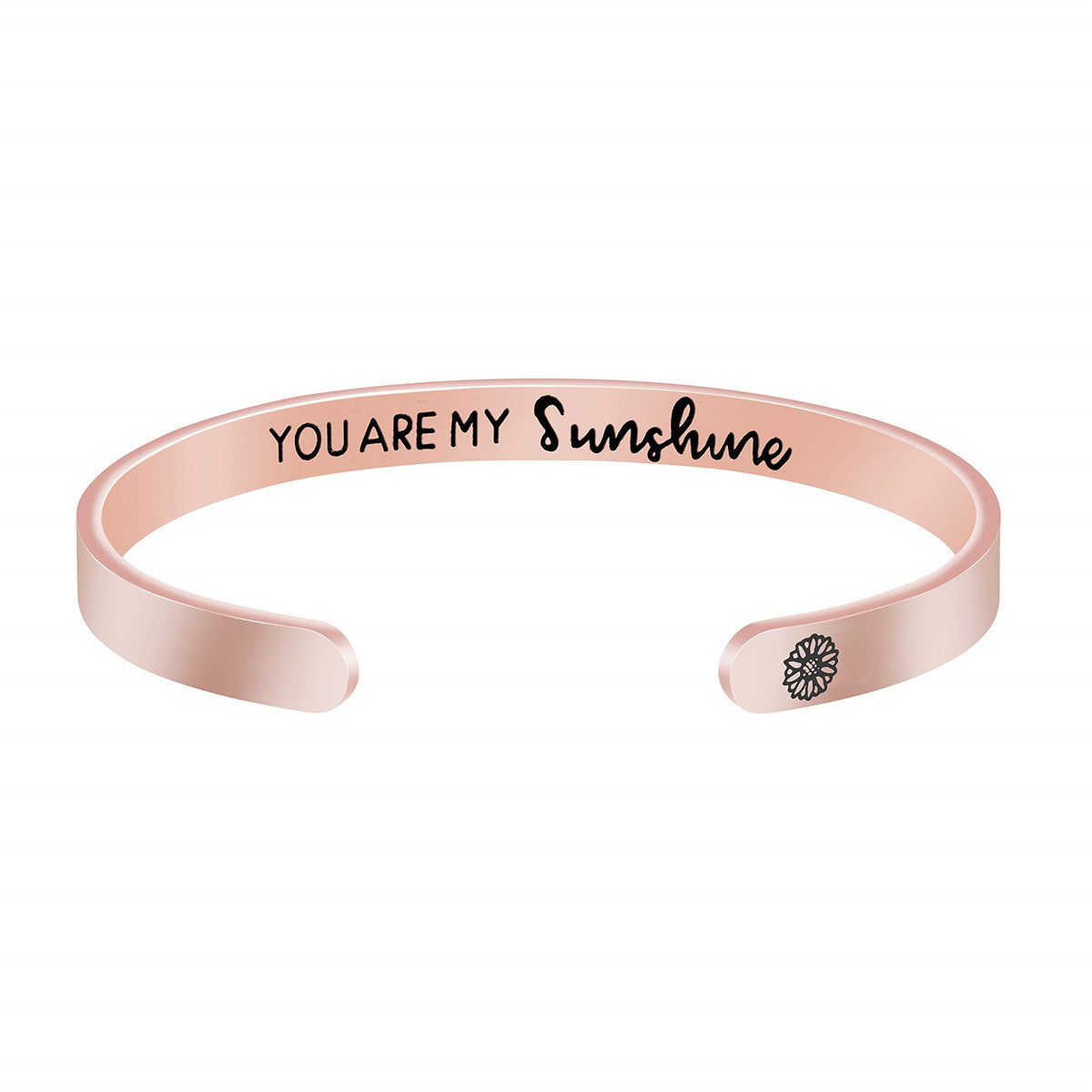 Pulsera de acero inoxidable de moda para mujer con acabado chapado, regalo ideal de Navidad, cumpleaños, Acción de Gracias para mamá