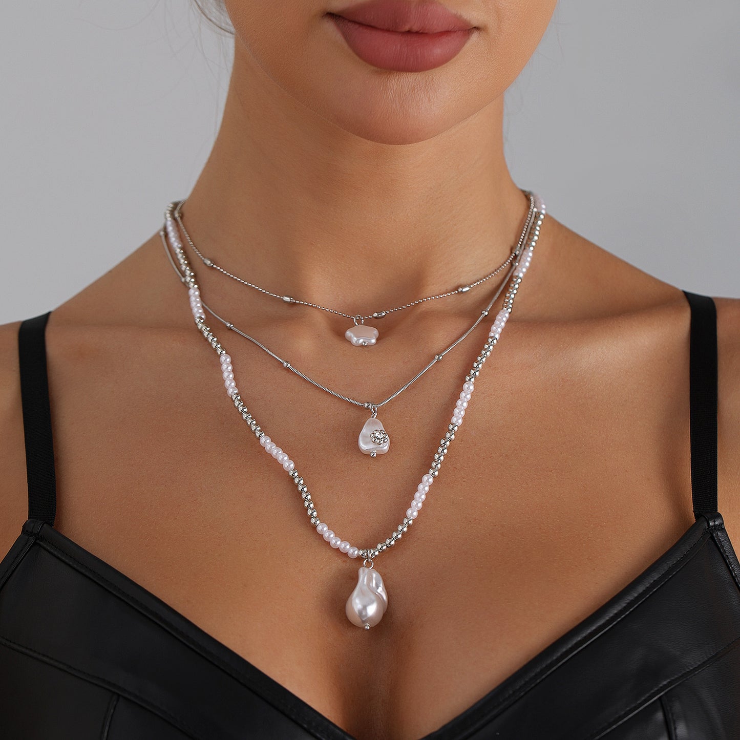 Bohemian Geometric Star Resin and Alloy Plated Necklace for Women