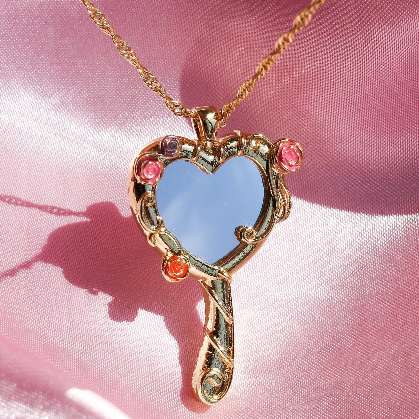 Retro Artistic Geometric Opal Pendant Necklace with Micro-Paved Zirconia on Copper Chain for Women