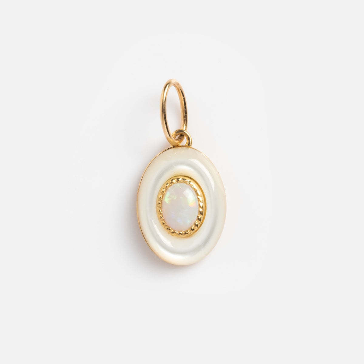 Minimalist Geometric Cubic Zirconia Pearl Inlay Brass Charm Bar with Corn Chain for Women