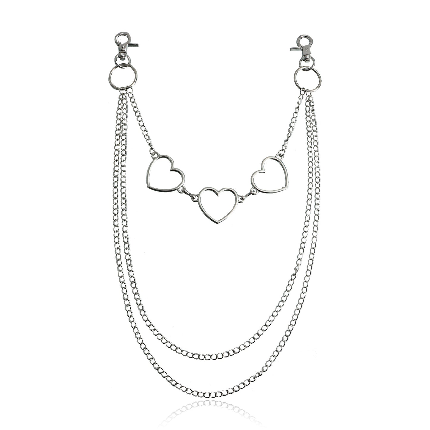 Casual Hip-Hop Style Metal Waist Chain for Women with Single Loop Design, Summer Fashion Accessory