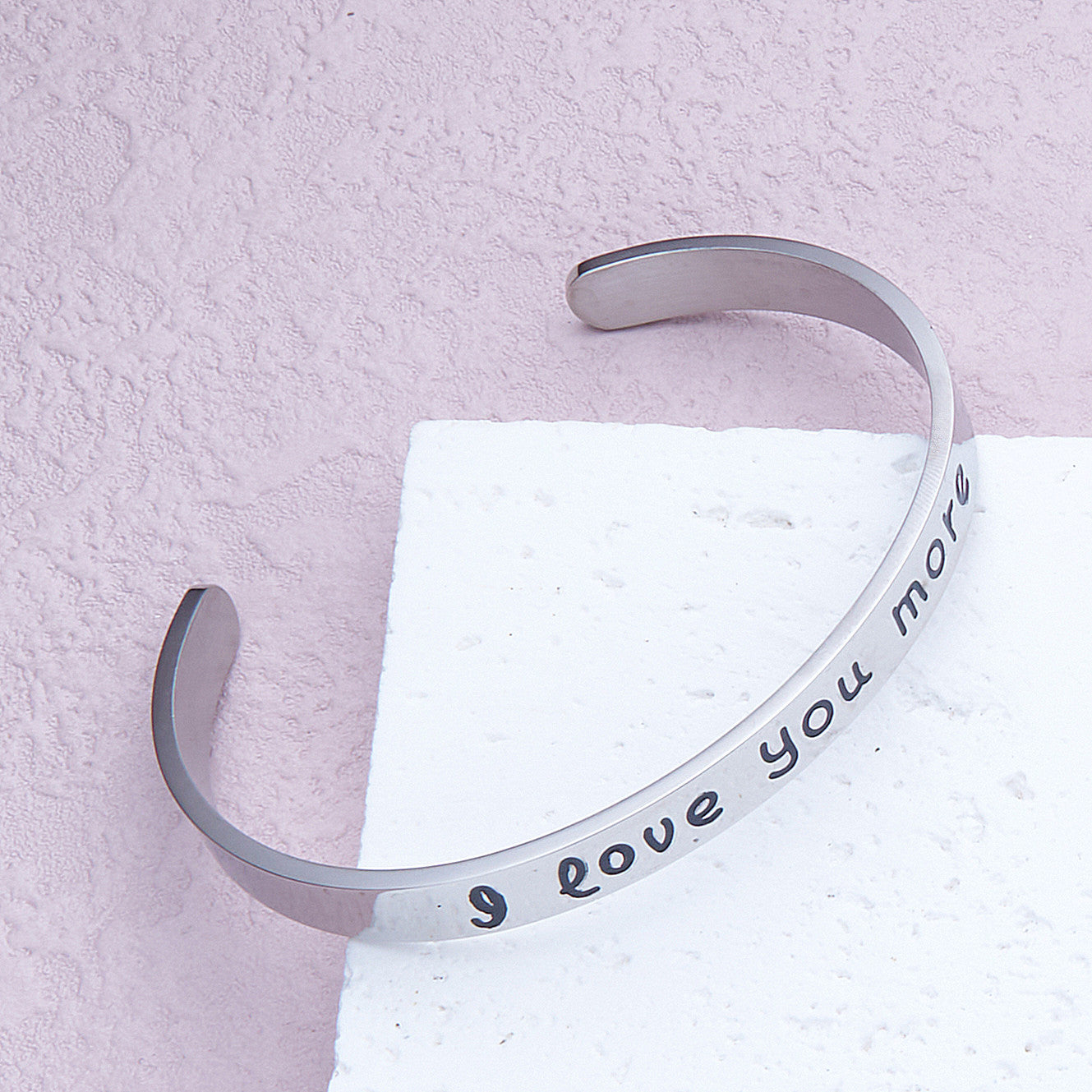Adjustable C-Shaped Stainless Steel Letter Bracelet for Women with Plated Finish, Minimalist Geometric Design