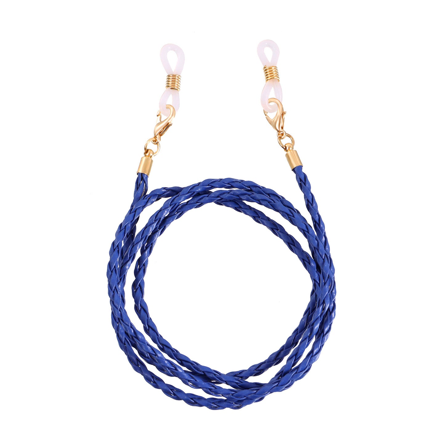 Elegant Fashion Braided Leather Eyeglass Chain for Women