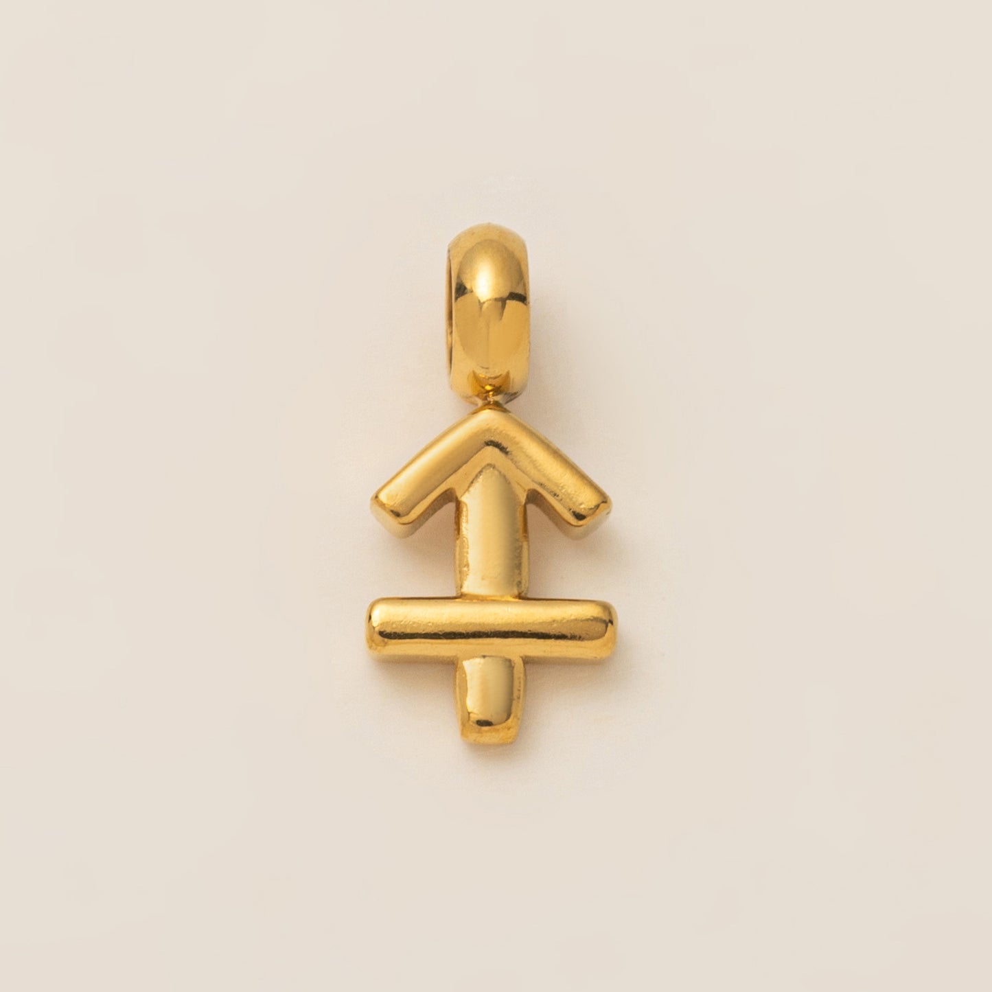 Elegant Stainless Steel PVD Zodiac Charm Bar Necklace