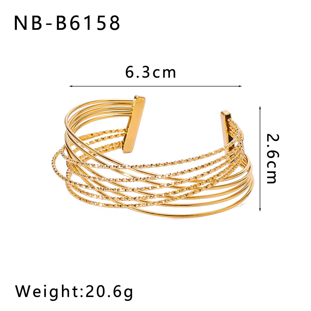 Minimalist Asymmetrical Hollow Flower Starfish Leaf Cuff Bracelet for Women in Titanium Steel with Gold Plating