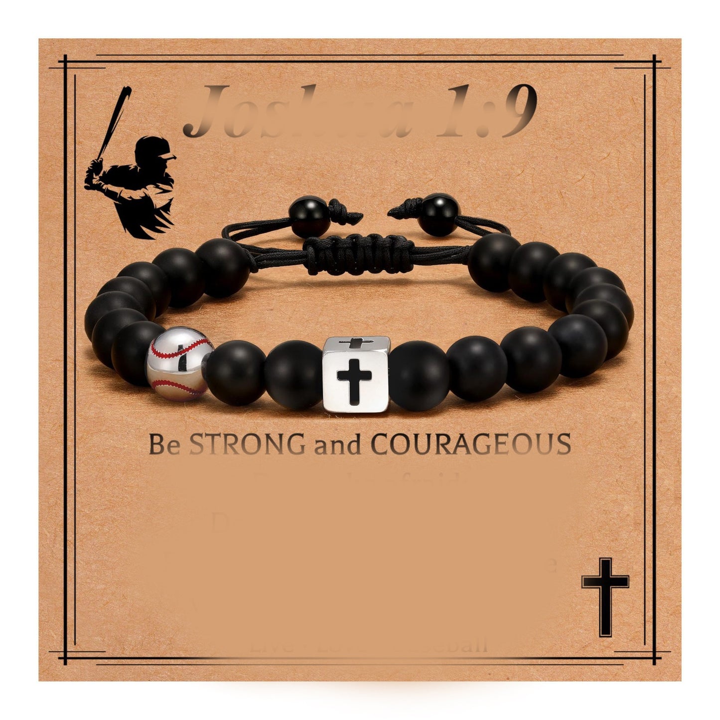 Bracciale Unisex Opaco con Corde Intrecciate a Motivo Geometrico