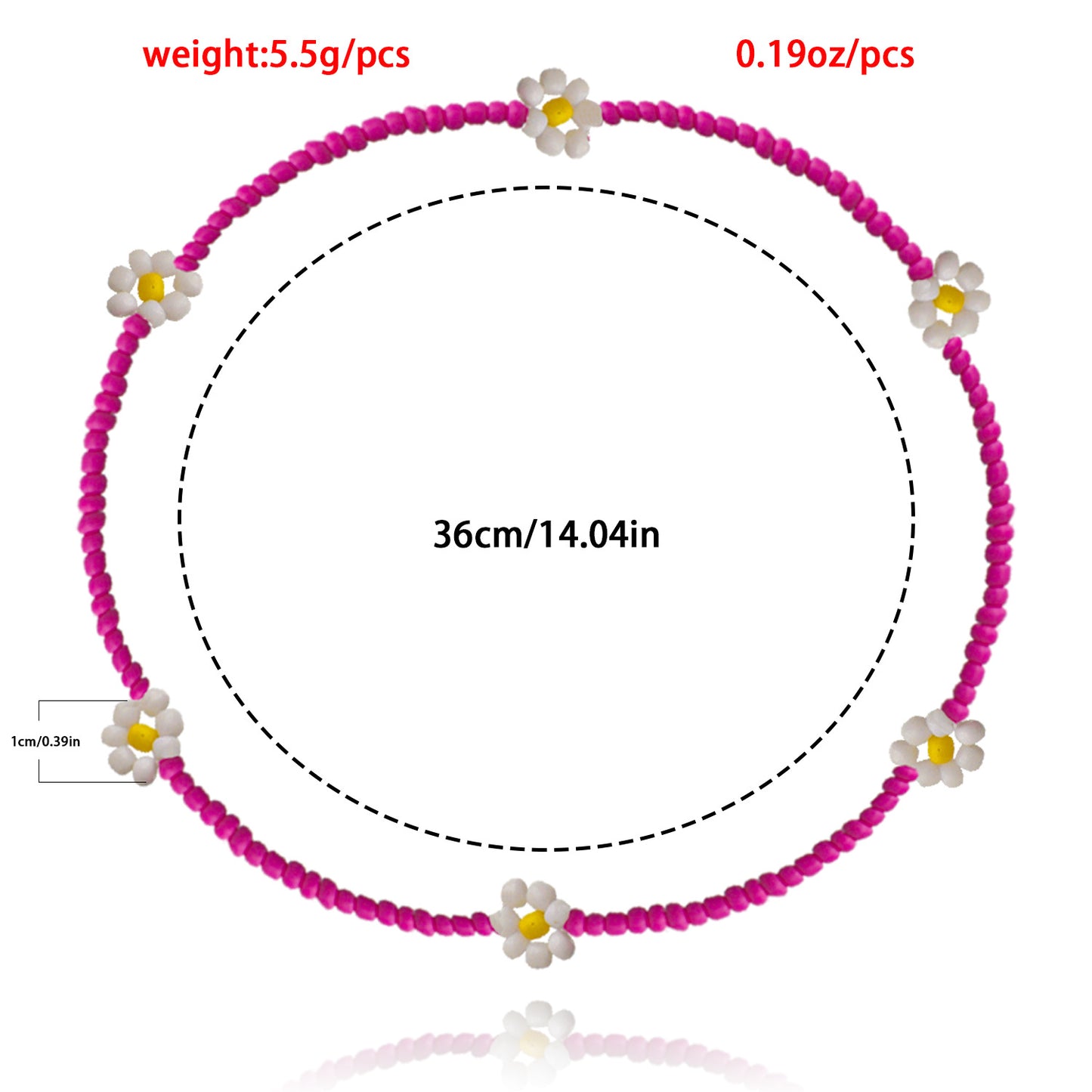 Colorful Beaded Ethnic Necklace with Geometric Design Alloy Pendant on Elastic Cord for Women