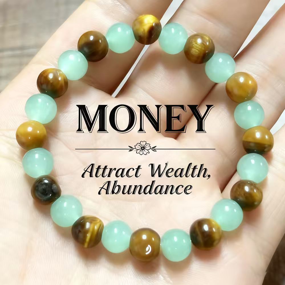 Fashion Handmade Tiger Eye Stone Beaded Bracelet for Unisex