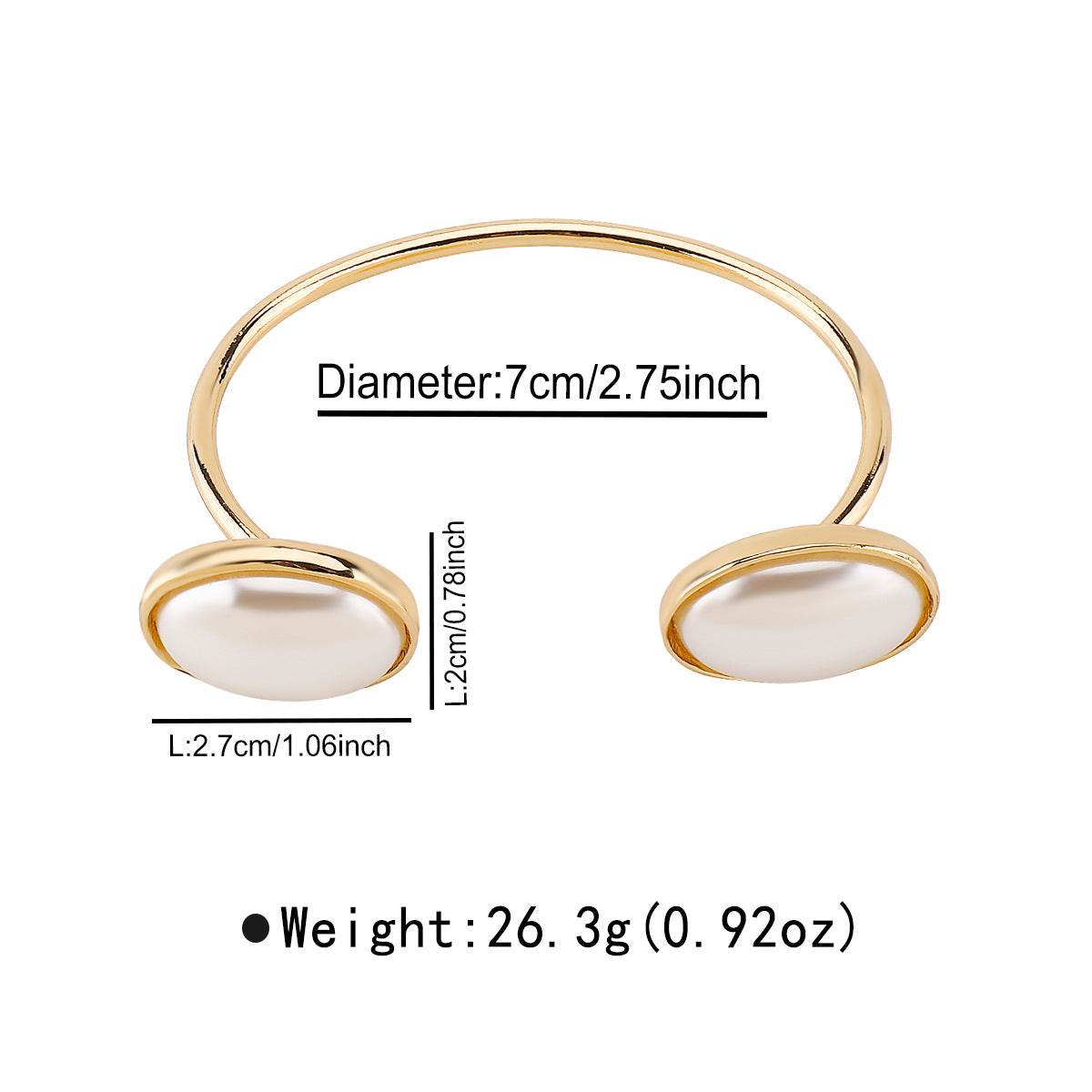 Collar geométrico de moda con base de aleación e incrustaciones de perlas simuladas para mujer