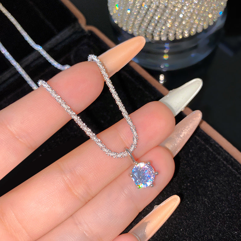 Sweet Sporty Titanium Steel Plated Necklace with Animal Brass Pendant, Cubic Zirconia and Pearl Inlay