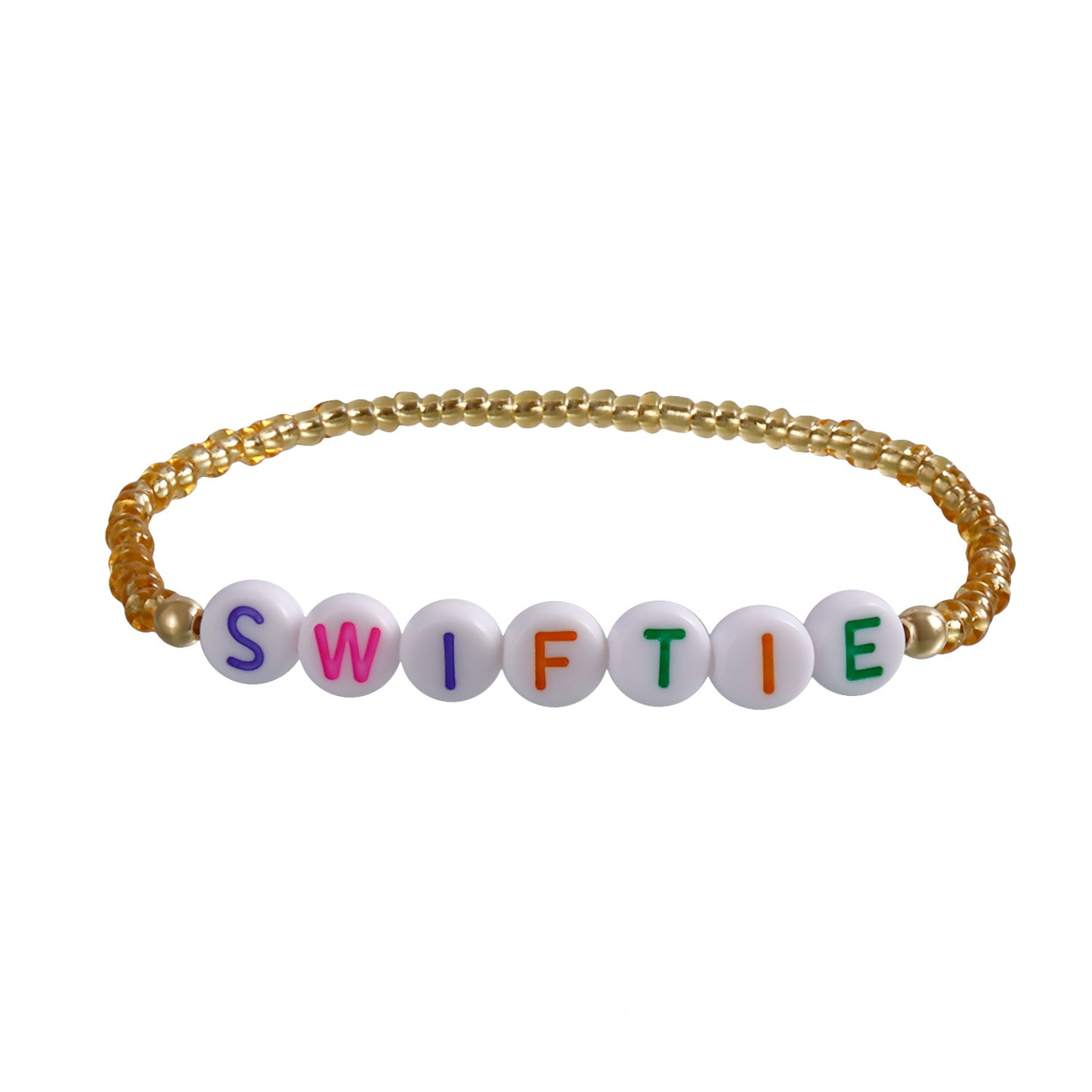Bohemian Geometric Beaded Bracelet with Plated Finish for Women