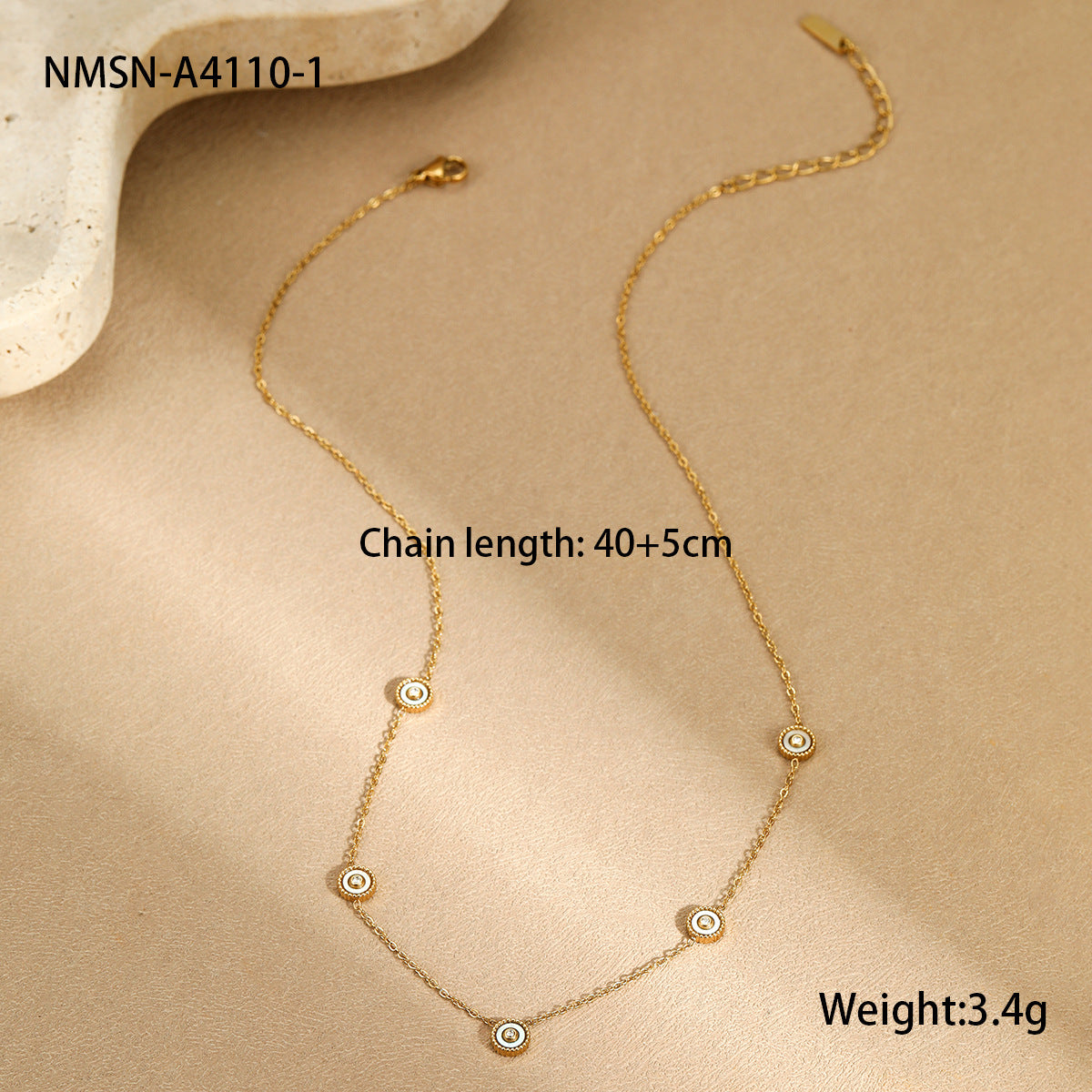 Elegante collar con colgante geométrico de acero inoxidable de oficina con incrustaciones de diamantes de imitación, cadena chapada en forma de Y, collar tipo locket con borla para mujer
