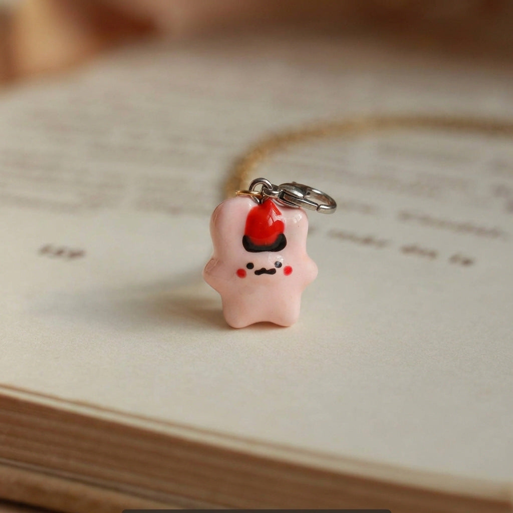 Sweet Animal Stainless Steel Plated Charm Bar