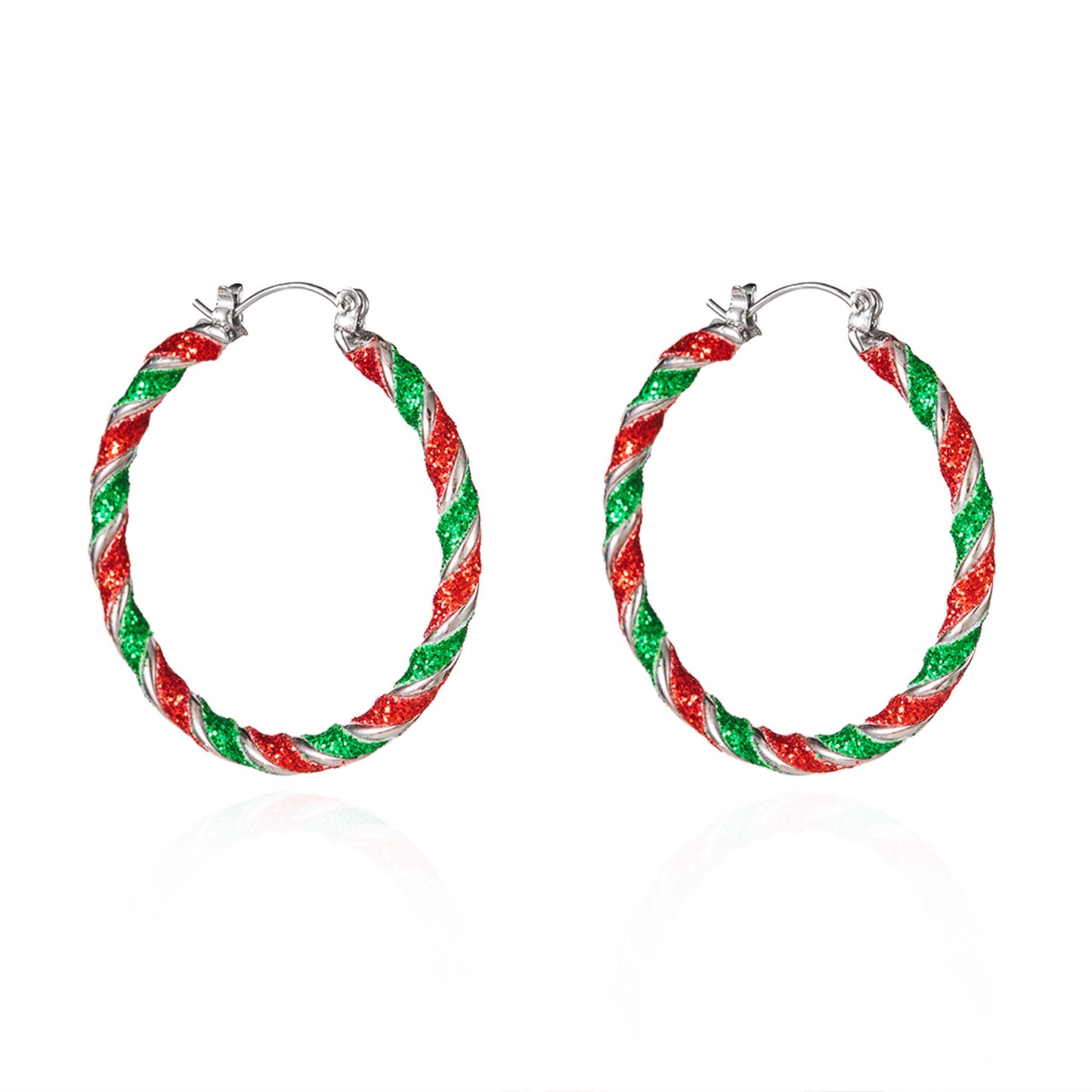 Dark Style Animal Shape Enamel Plated Alloy Hoop Earrings for Women with Stainless Steel Posts