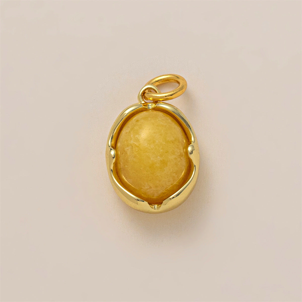 Minimalist Floral Pattern Brass PVD Plated Charm Bar