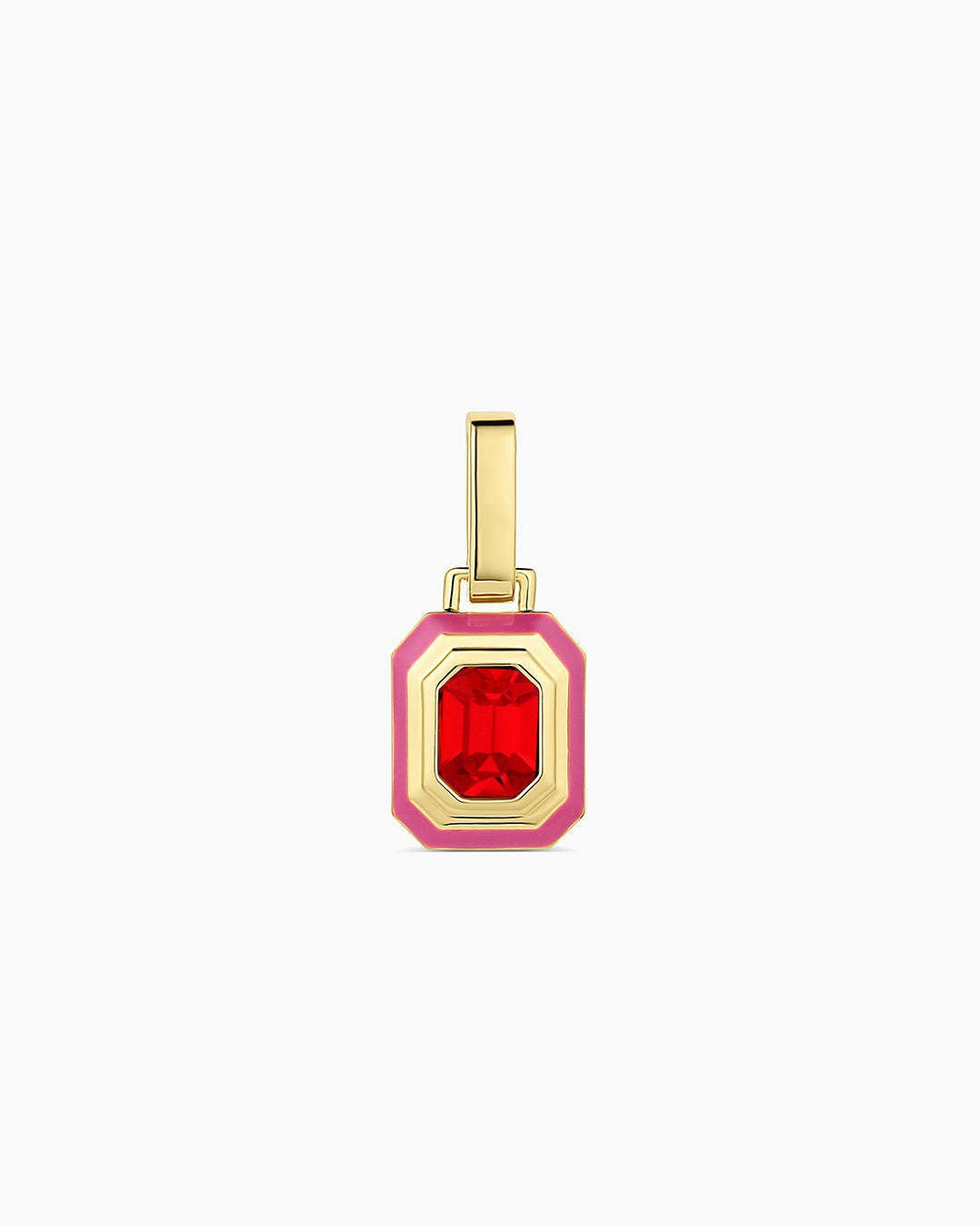 Bohemian Vintage Heart Geometric Brass Plated Pendant Necklace for Women DIY Charm Bar