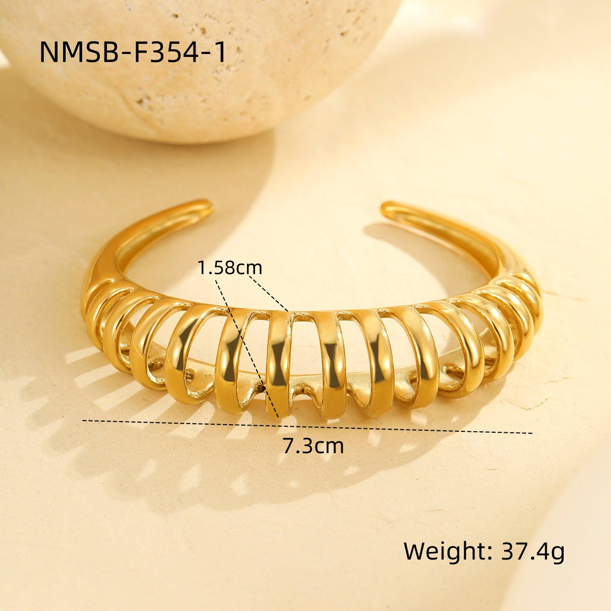 Conjunto de collar con colgante hueco de acero inoxidable chapado en oro de 18 quilates OL de moda para mujer