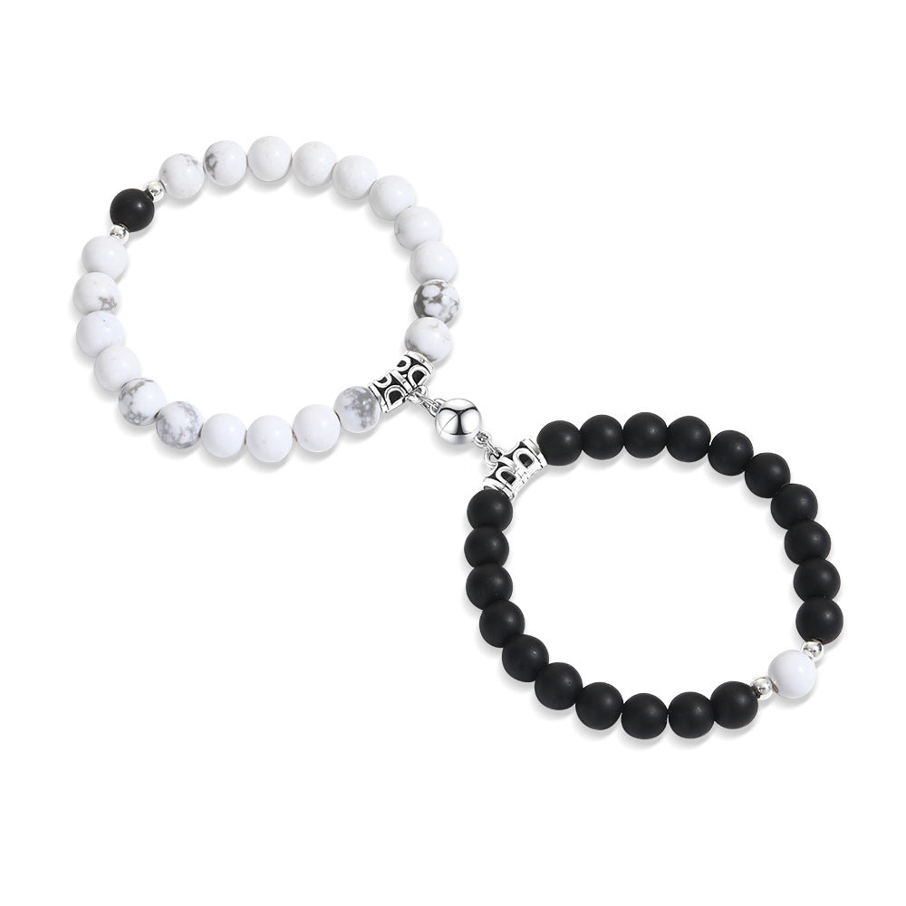 Geometric Round Turquoise Plated Bracelet Set