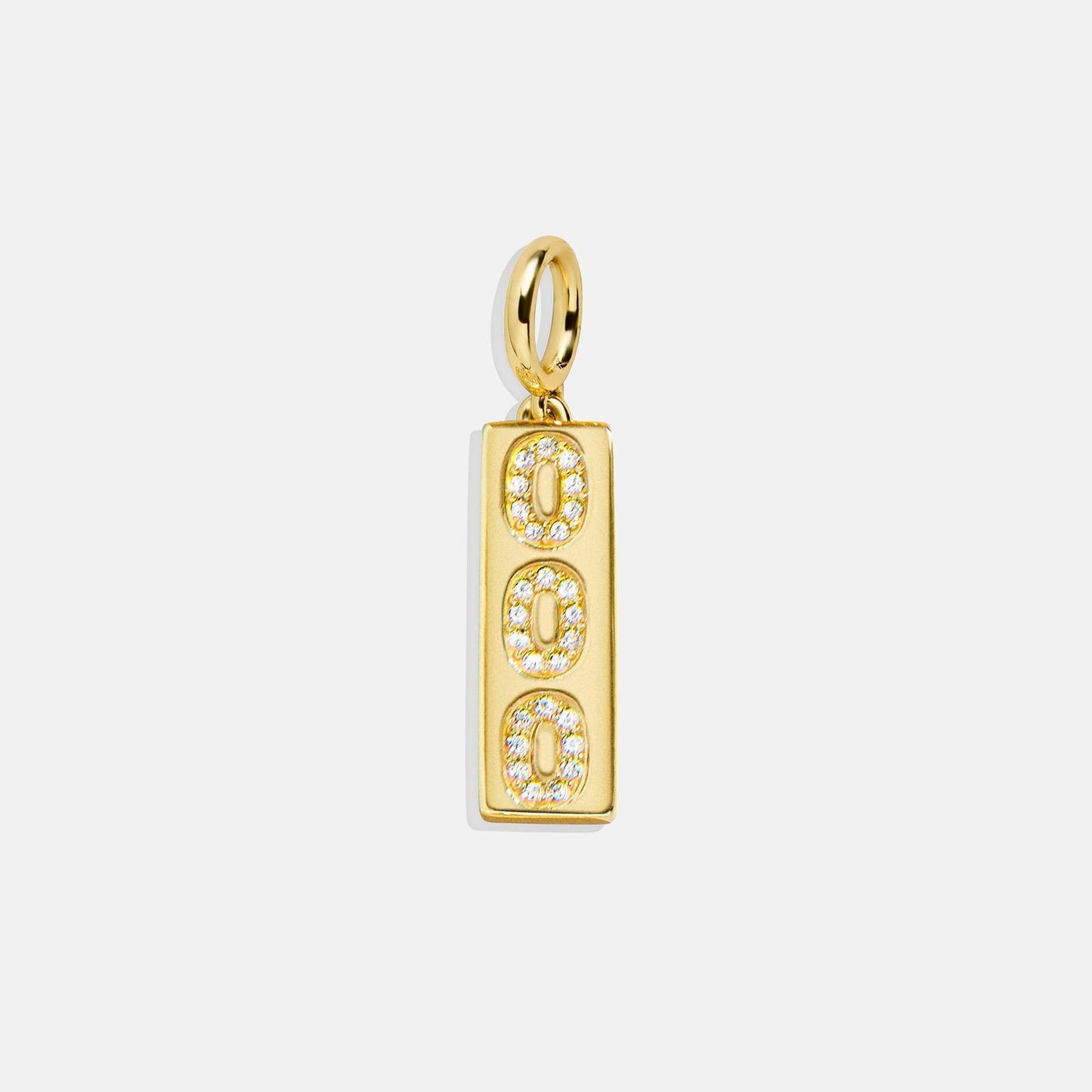 Geometric Square Brass Pendant Necklace with Rhinestone Inlay for Women