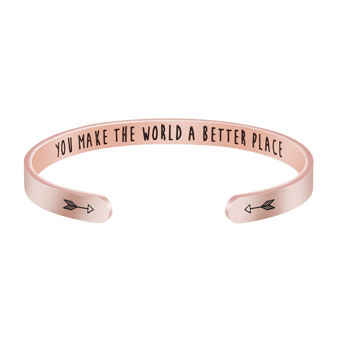 Pulsera de acero inoxidable de moda para mujer con acabado chapado, regalo ideal de Navidad, cumpleaños, Acción de Gracias para mamá