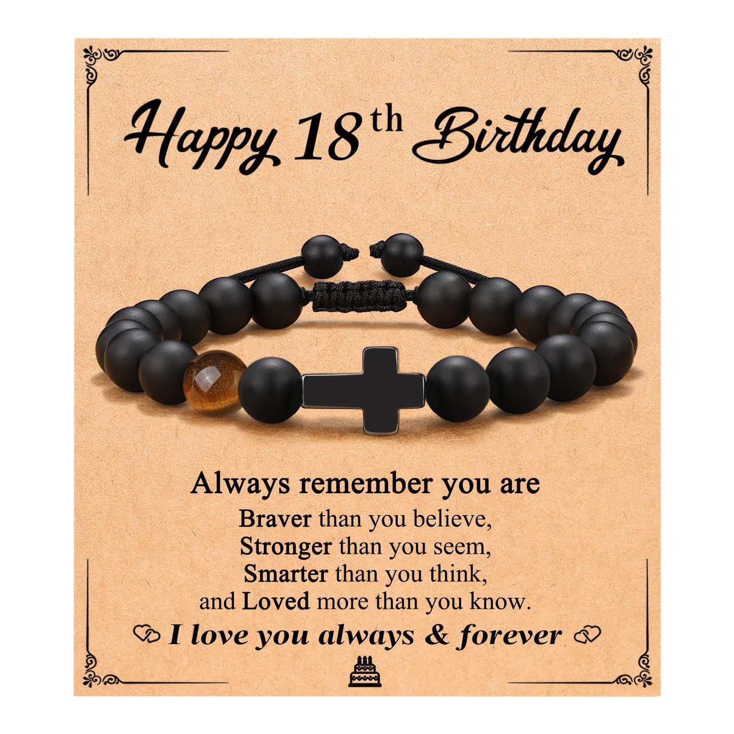 Minimalist Matte Tiger Eye Obsidian Geometric Round Beaded Bracelet for Men