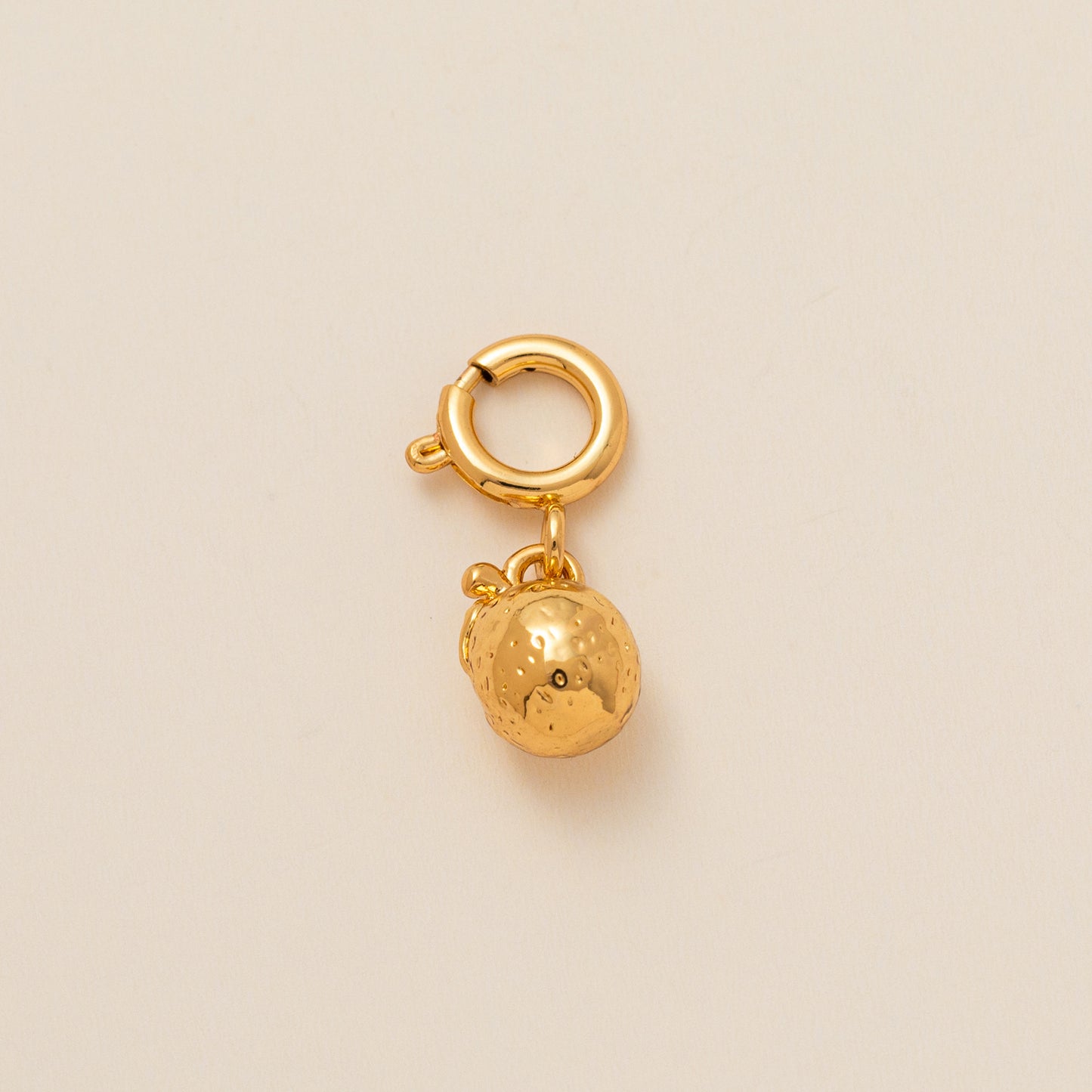 Minimalist Brass Plated Fruit Pendant Necklace