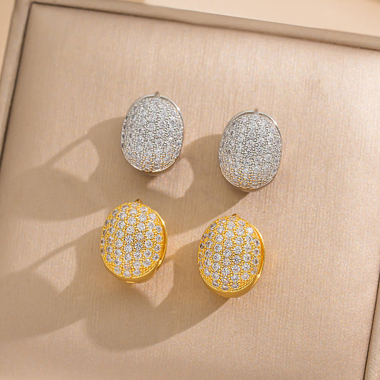 Pendientes minimalistas modernos de tuerca de titanio con forma de corazón, chapado en oro, hipoalergénico, acabado anti-deslustre