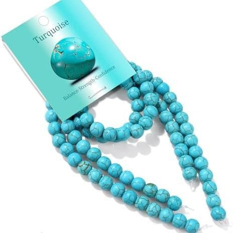 Natural Stone Crystal Agate Jade Round Beads for DIY Charm Bar Jewelry Making 8mm