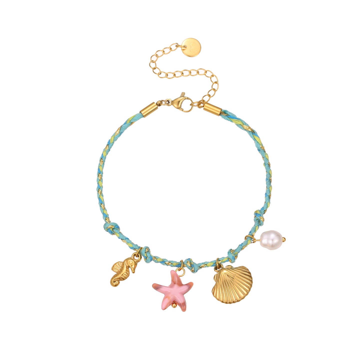 Collar Trenzado Hecho a Mano de Acero de Titanio con Colgante de Estrella y Luna para Mujer, Estilo Oficina a la Moda