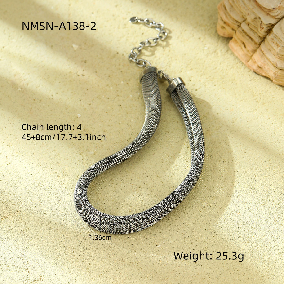 Collar Geométrico Minimalista de Lujo de Acero Inoxidable con Acabado Chapado para Mujer, Hipoalergénico y Resistente a la Decoloración