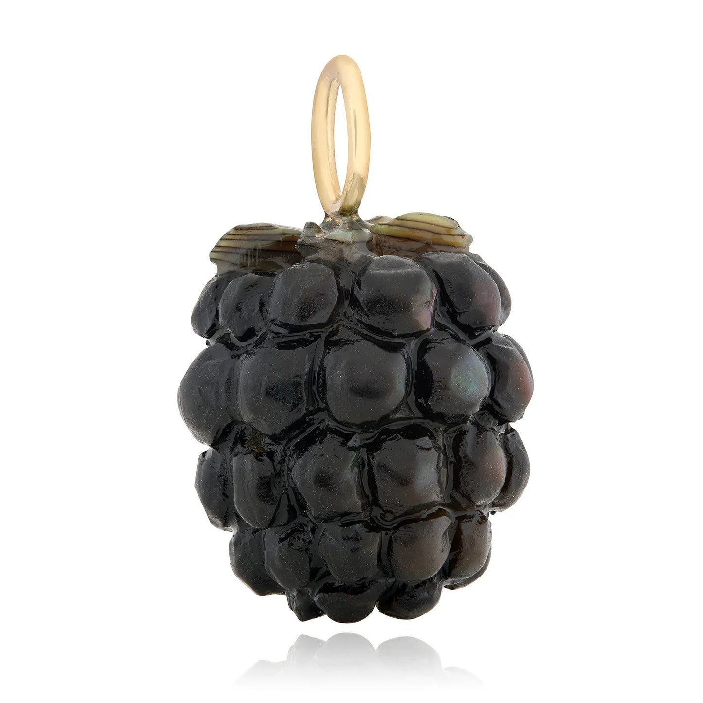 Fruit Charm Bar Brass Plated Corn Chain Necklace Unisex 9g